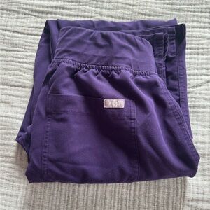 Figs Purple Jam High Rise Yola Skinny 2.0: Small/Tall